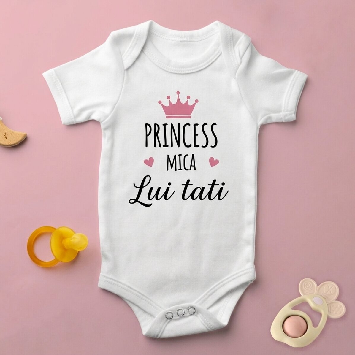 Personalisierter Baby-Body mit Aufdruck – Baby