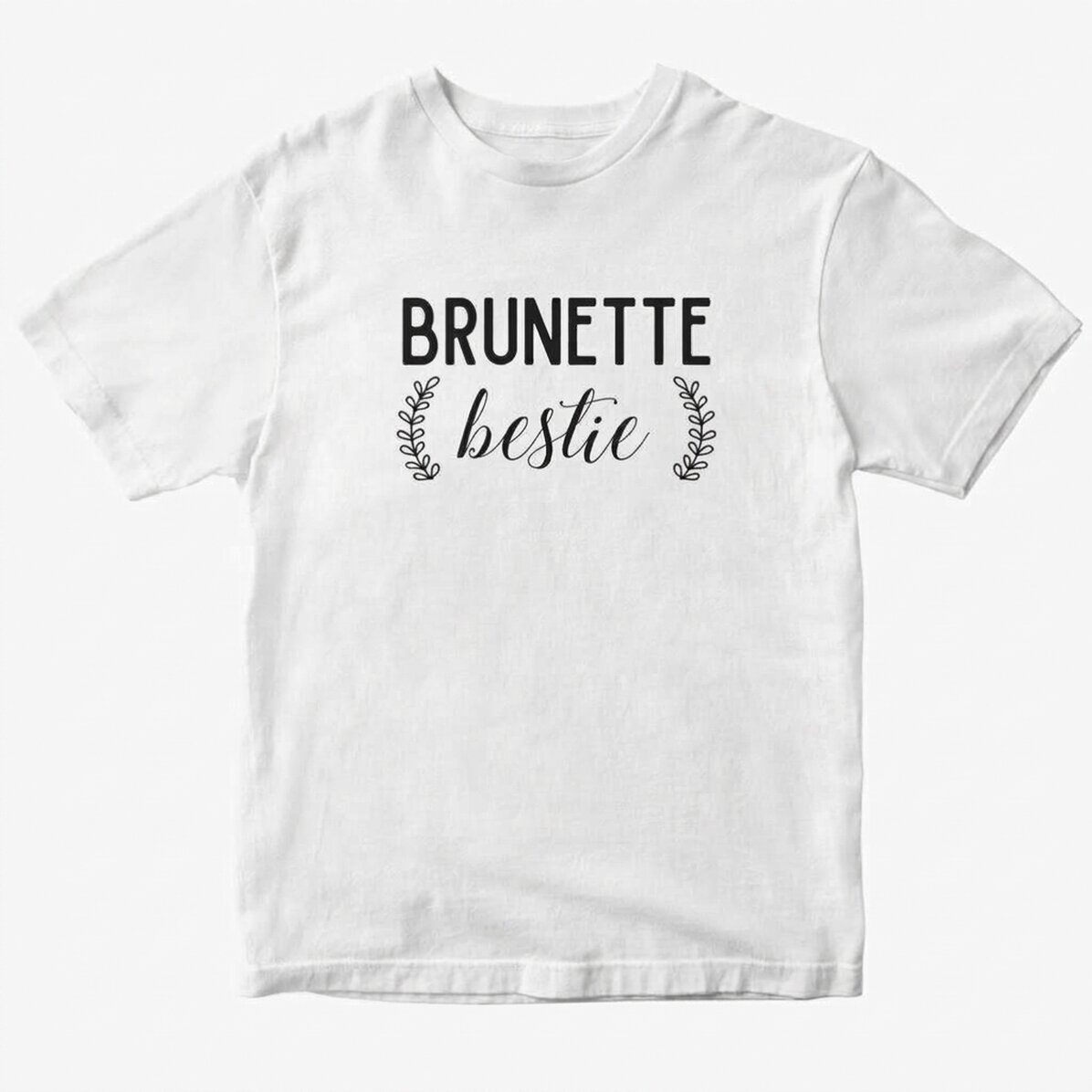 Personalisiertes Baumwoll-T-Shirt mit Aufdruck – Besties