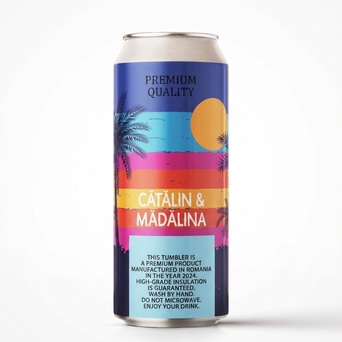 Bier in einer Dose mit individueller Beschriftung – Summer Vibes