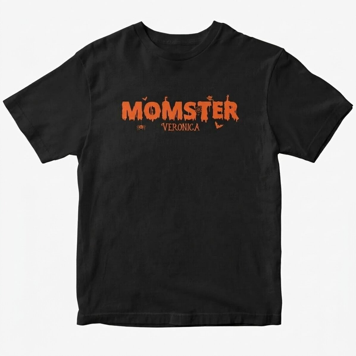 Personalisiertes Baumwoll-T-Shirt mit Aufdruck – Momster