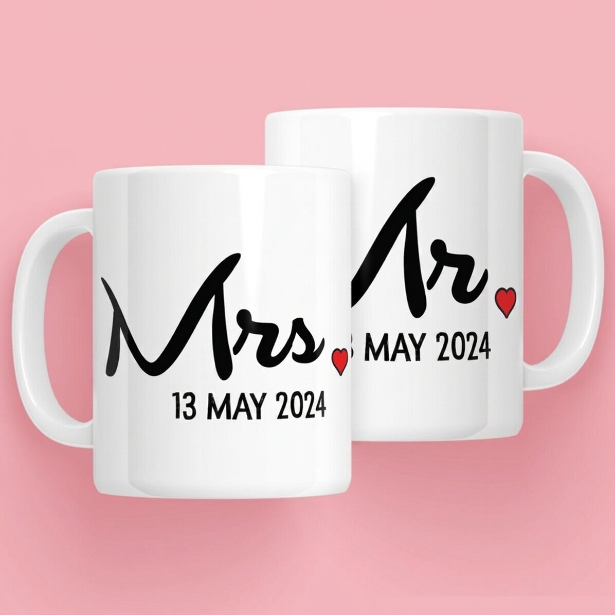 Tassen für Paare – Mrs und Mr