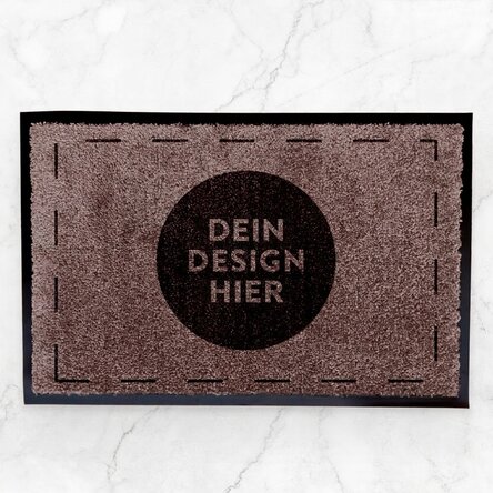 Individuell gestaltete Eingangsmatte für den Innenbereich mit deinem Motiv