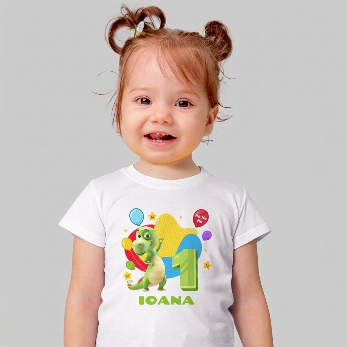 Personalisiertes Baumwoll-T-Shirt für Kinder mit Namen – Geburtstag mit Zigaloo