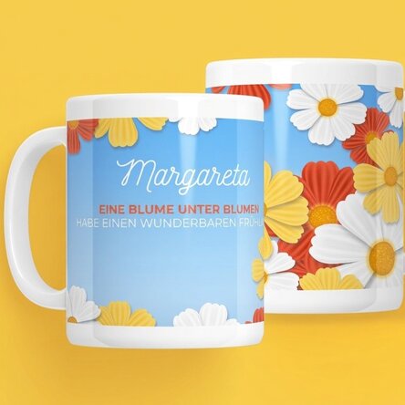Personalisierte Tasse mit Text – Margarete