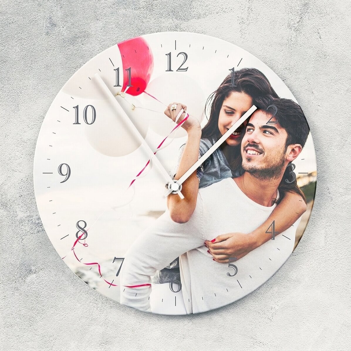 Personalisierte Uhr mit einem Foto