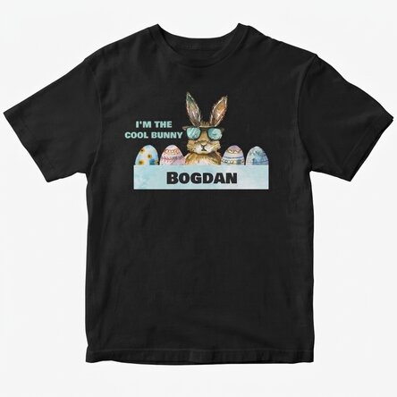 Personalisiertes T-Shirt mit Aufdruck – Bunny