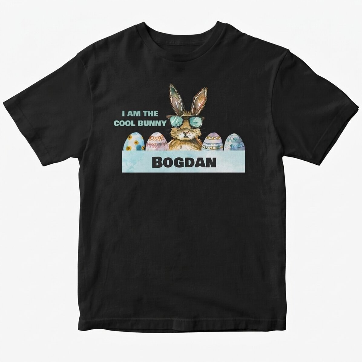 Personalisiertes T-Shirt mit Aufdruck – Bunny
