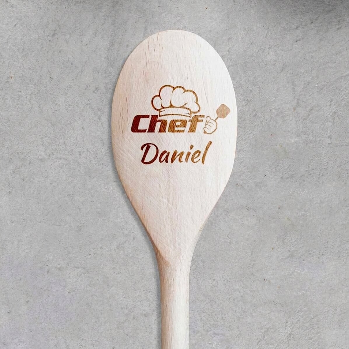Personalisierter Holzlöffel – Chefkoch