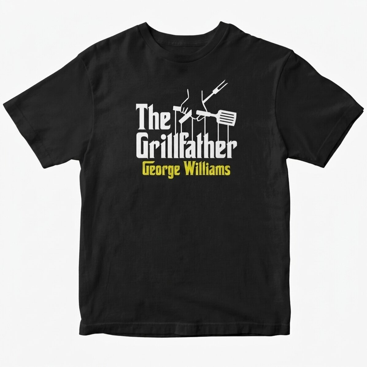 Personalisiertes Baumwoll-T-Shirt mit Aufdruck – The Grillfather