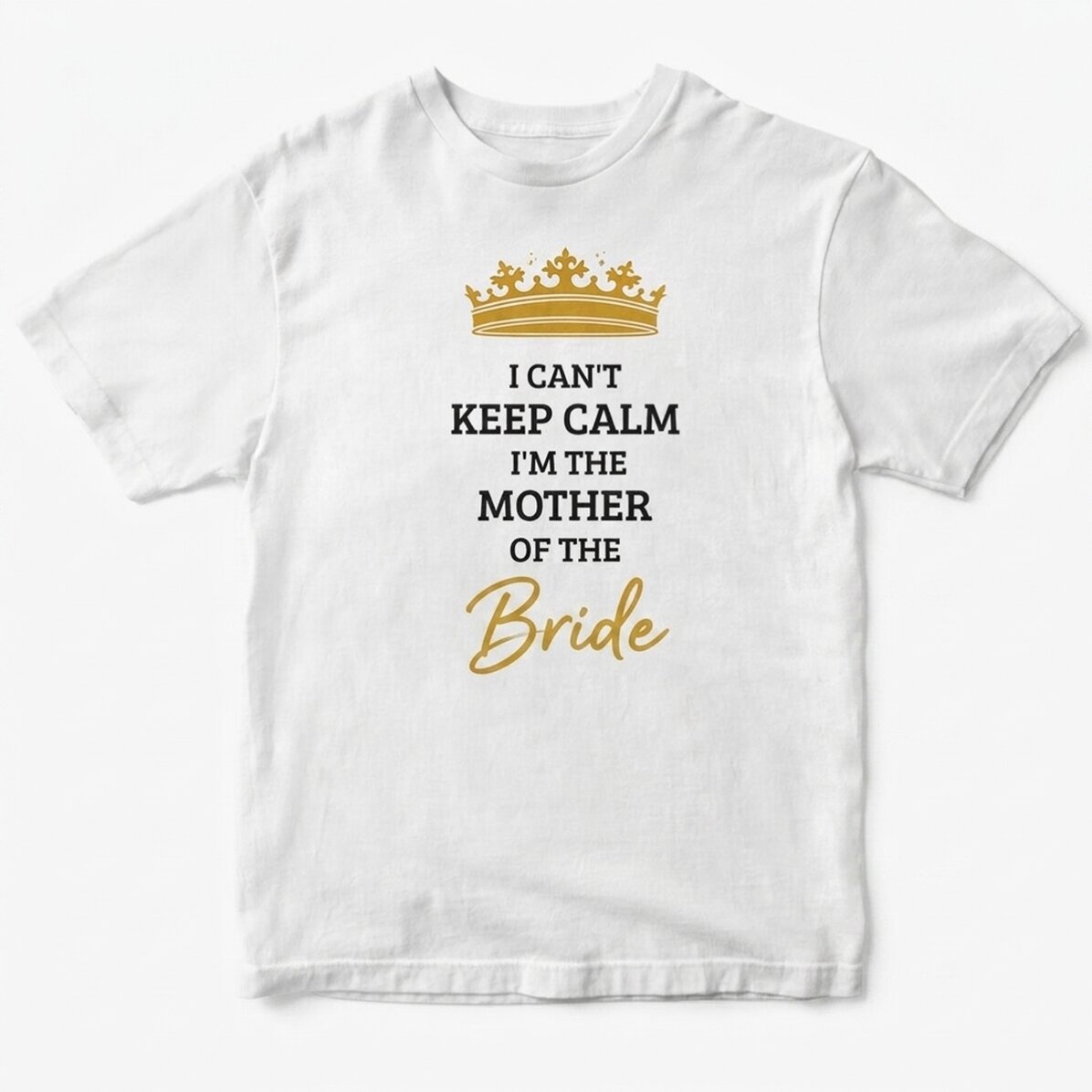 Personalisiertes T-Shirt mit Aufdruck – Keep Calm