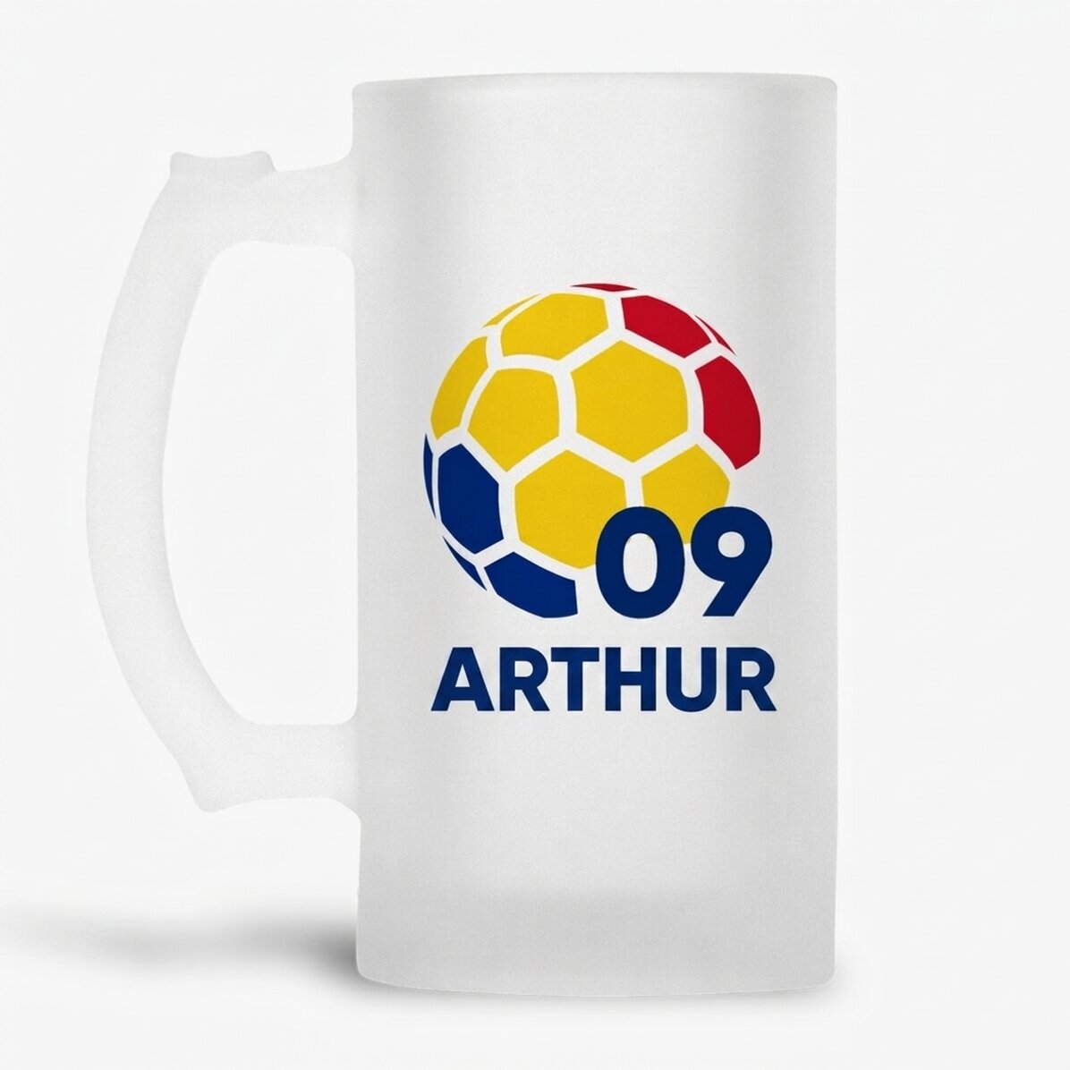 Personalisierter Bierkrug mit Botschaft – Fan