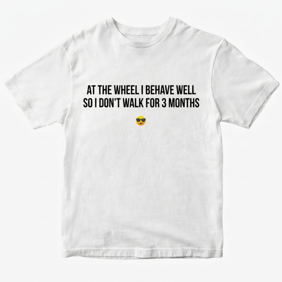 Personalisiertes Baumwoll-T-Shirt mit Aufdruck