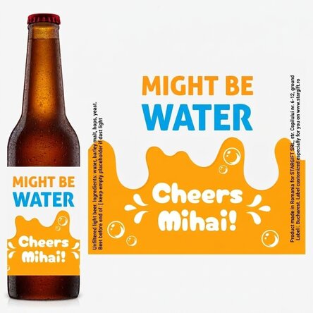 Personalised beer with message - Cheers!