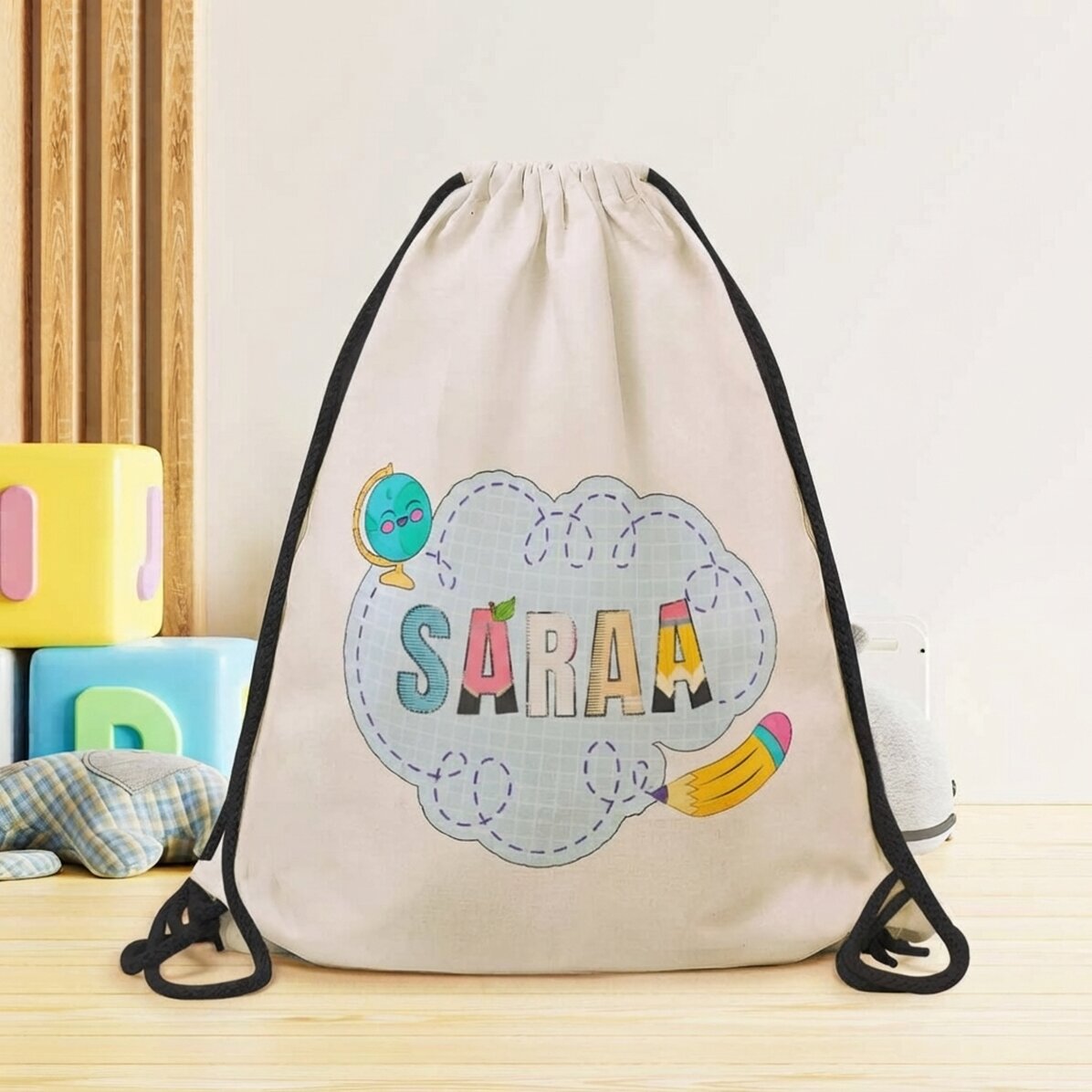 Rucksack mit Namensaufdruck