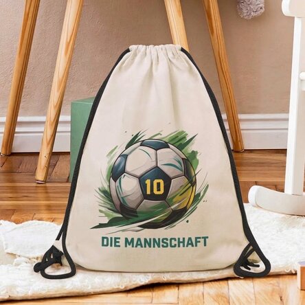 Personalisierter Rucksack mit Aufdruck – Fußball