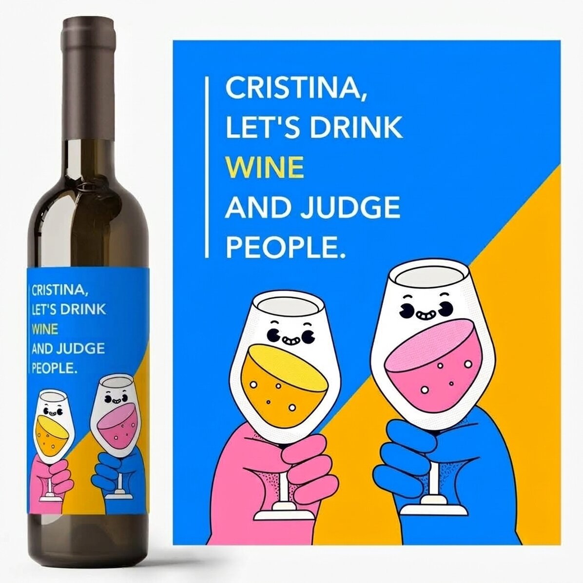 Wein mit individueller Beschriftung – wine