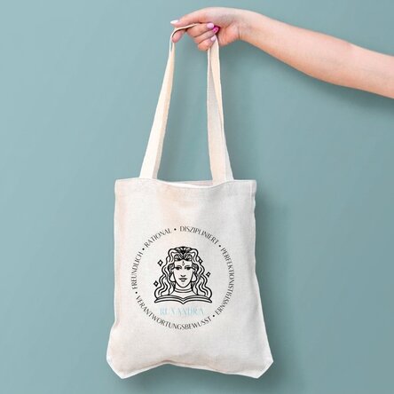 Personalisierte Tasche mit Text – Sternzeichen Jungfrau