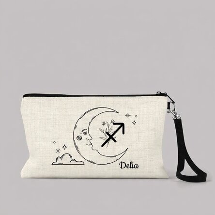 Personalised make-up kit with text - Sagittarius