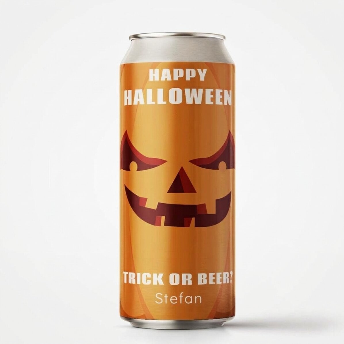 Bier in einer Dose mit individueller Beschriftung – Pumpkin