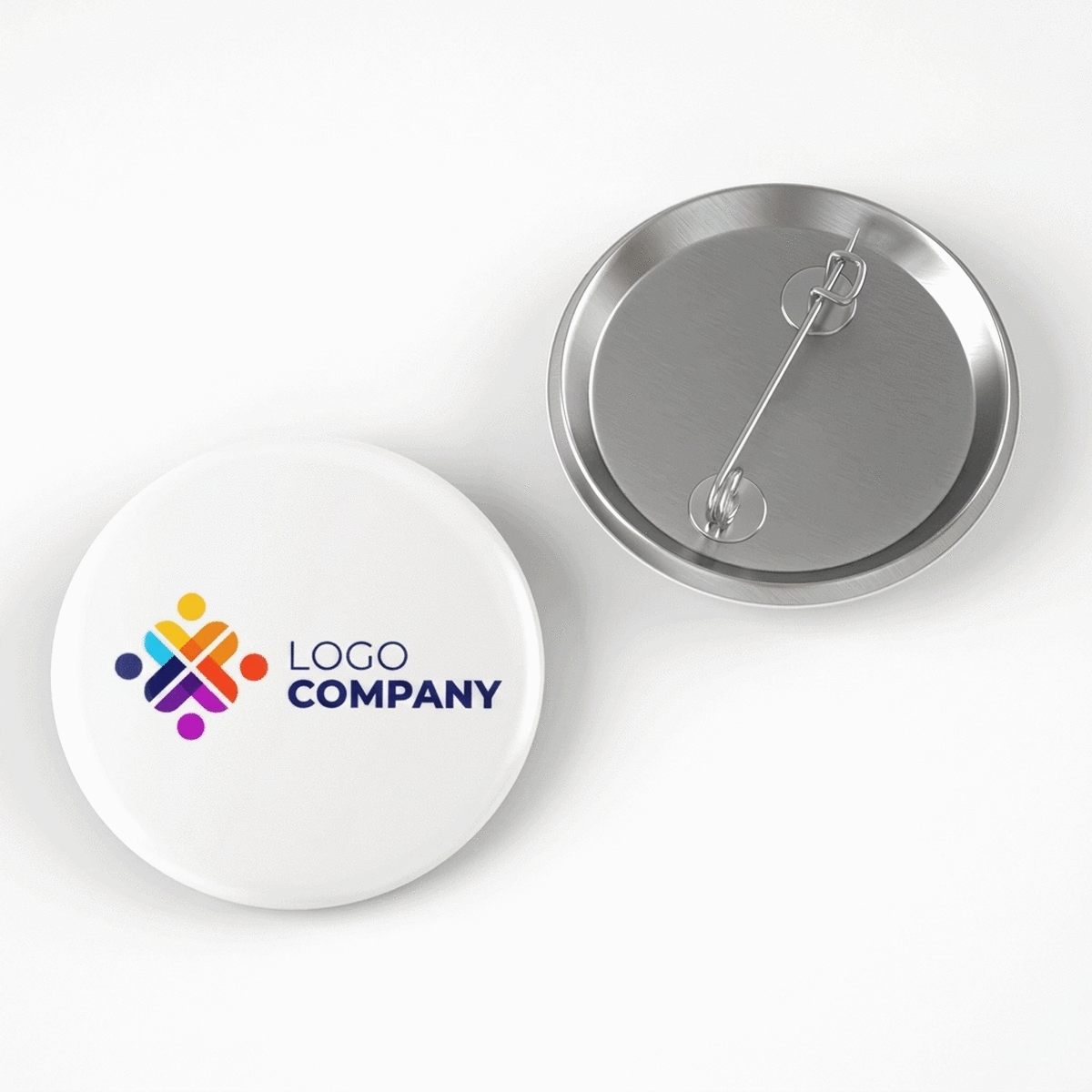 Individuell gestaltetes Abzeichen mit Logo