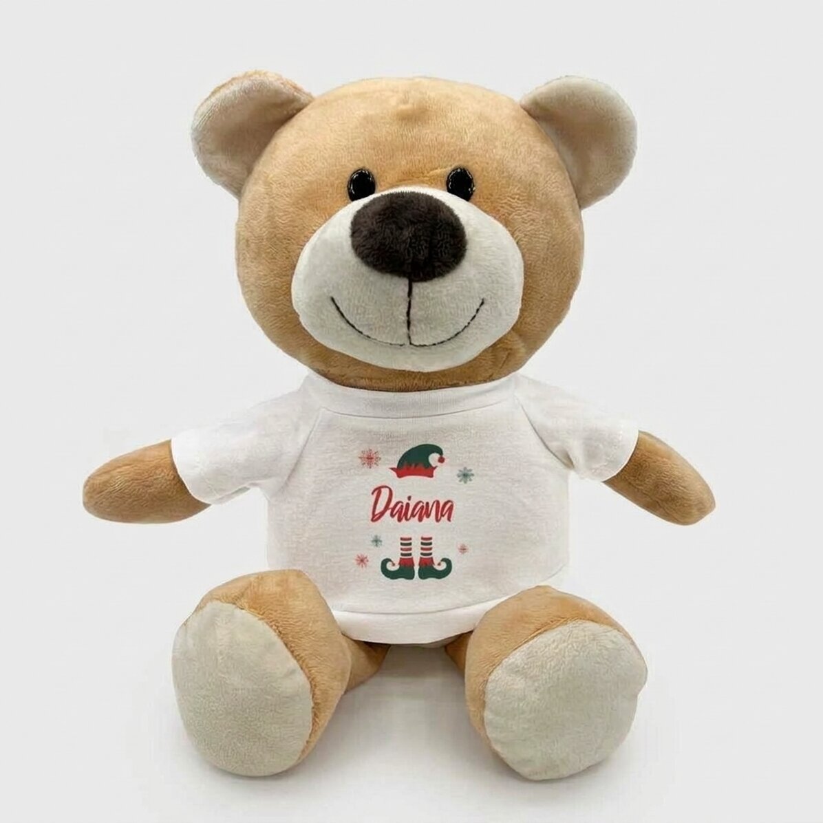 Plus personalisierter Teddybär mit Text – Elf