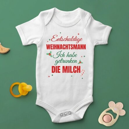 Personalisierter Kinderbody mit Aufdruck – „Sorry Santa“