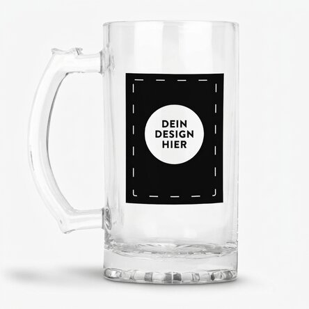 Ein personalisierter Bierkrug mit deinem Motiv