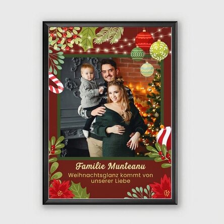 Individuell gestaltetes Bild mit Foto und Text – Weihnachtszauber