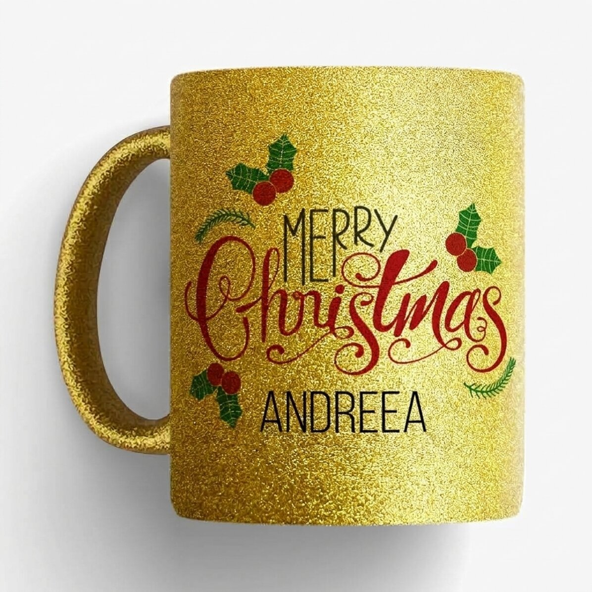 Personalisierte Tasse mit Namen – Weihnachten