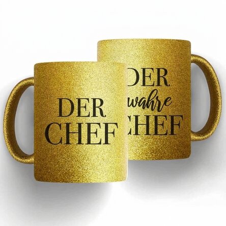 Personalisierte Tassen für Paare mit einer Botschaft – The Boss & The Real Boss