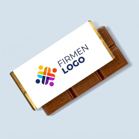 Personalisierte Mini-Schokoladentafel mit Logo