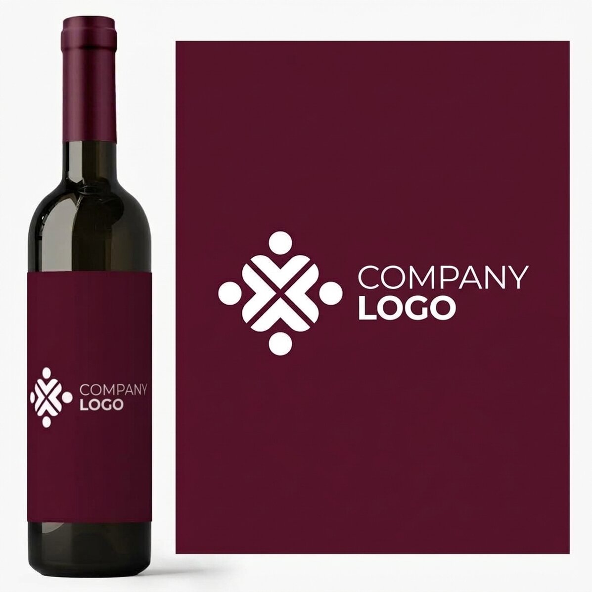 Wein mit individuellem Logo