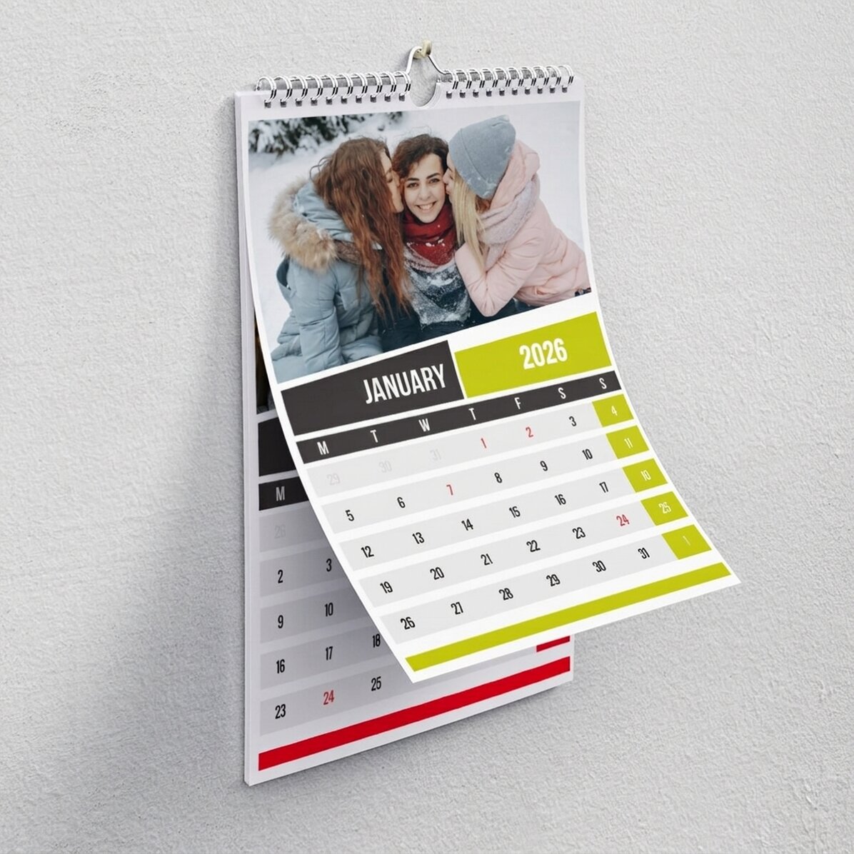 Individuell gestalteter Kalender – mit deinen Fotos in Farbe