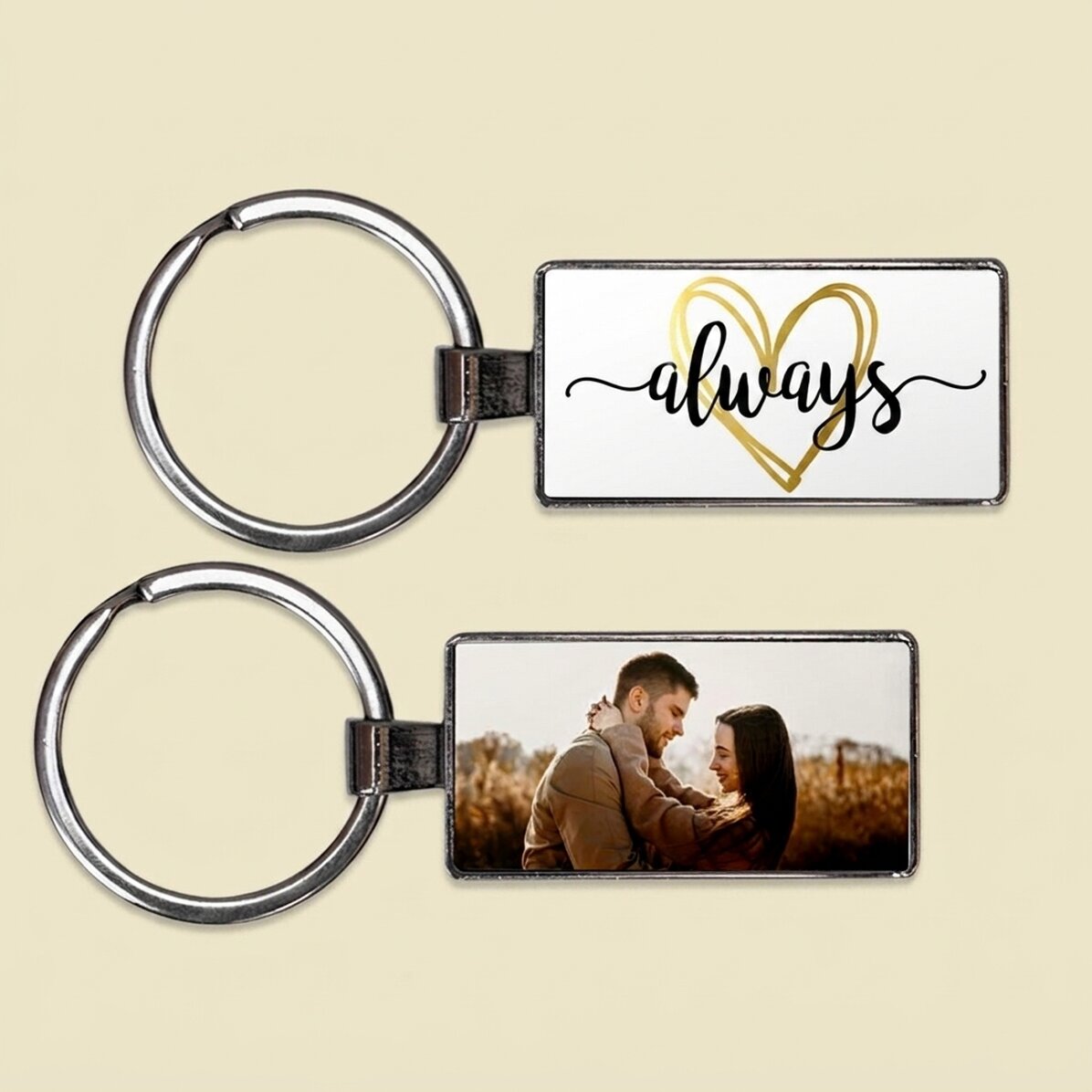 Personalisierter Schlüsselanhänger mit Foto – Always