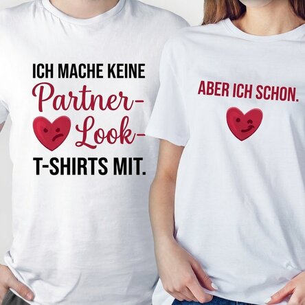 Personalisiertes Baumwoll-T-Shirt mit Aufdruck – Passende T-Shirts