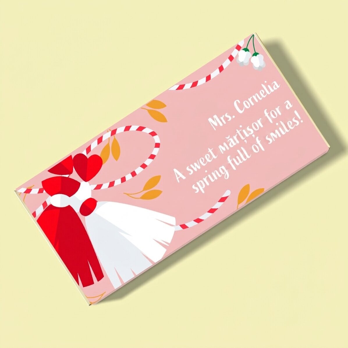 Personalisierte Schokolade mit Botschaft – Ein süßes Martisor-Geschenk