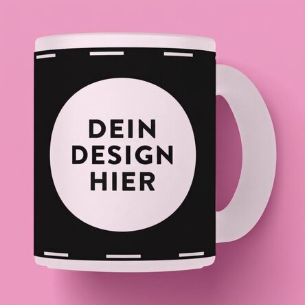 Personalisierter Glasbecher mit deinem eigenen Motiv