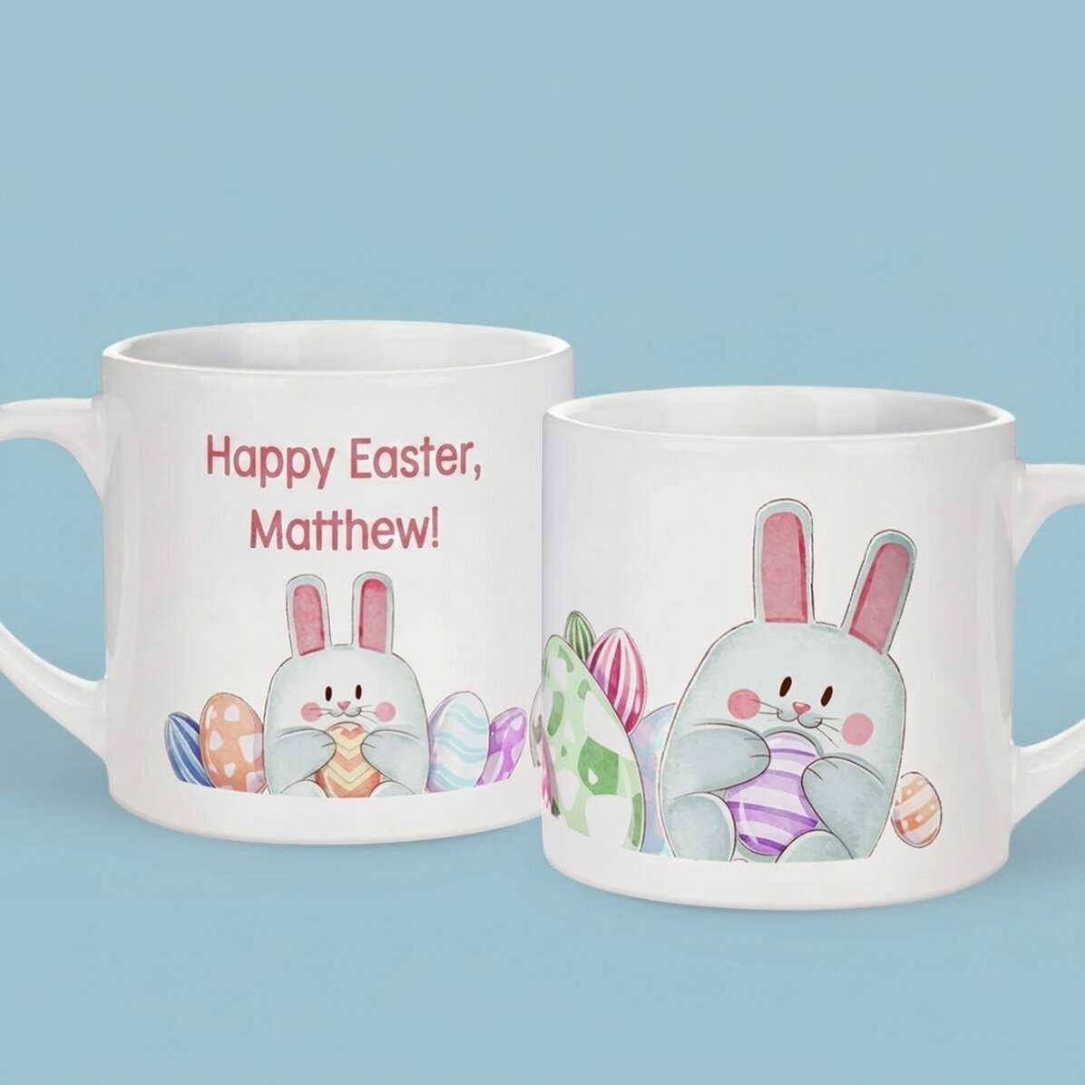 Personalisierter Kinderbecher mit Aufdruck – Frohe Ostern!