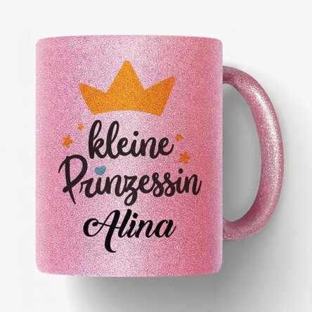 Personalisierte Tasse mit Text – Princess