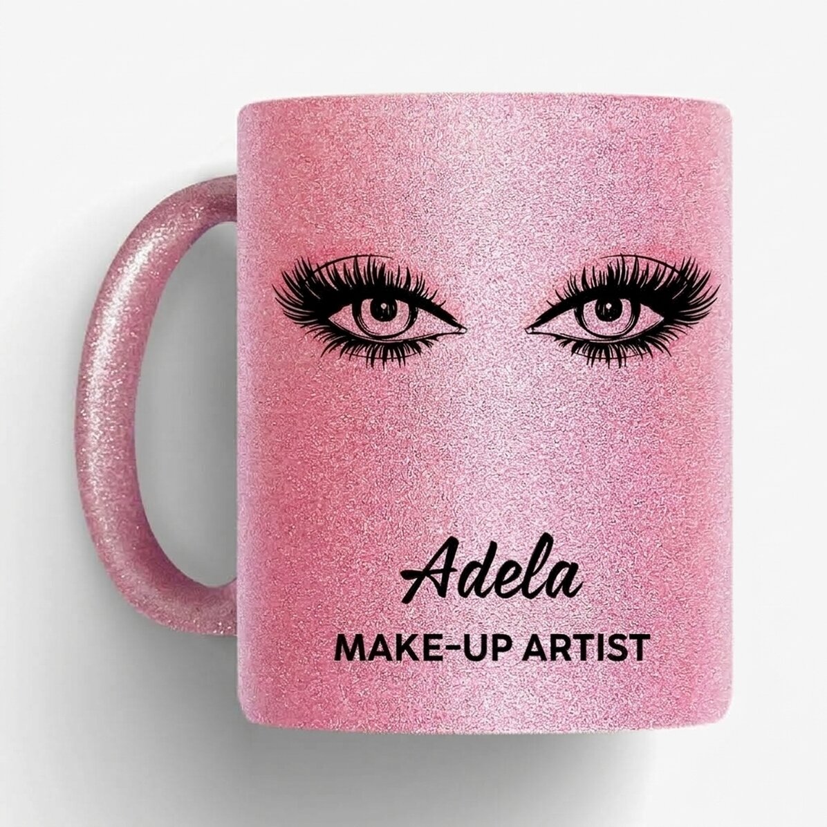 Personalisierter Becher mit Text – Make-up-Artist