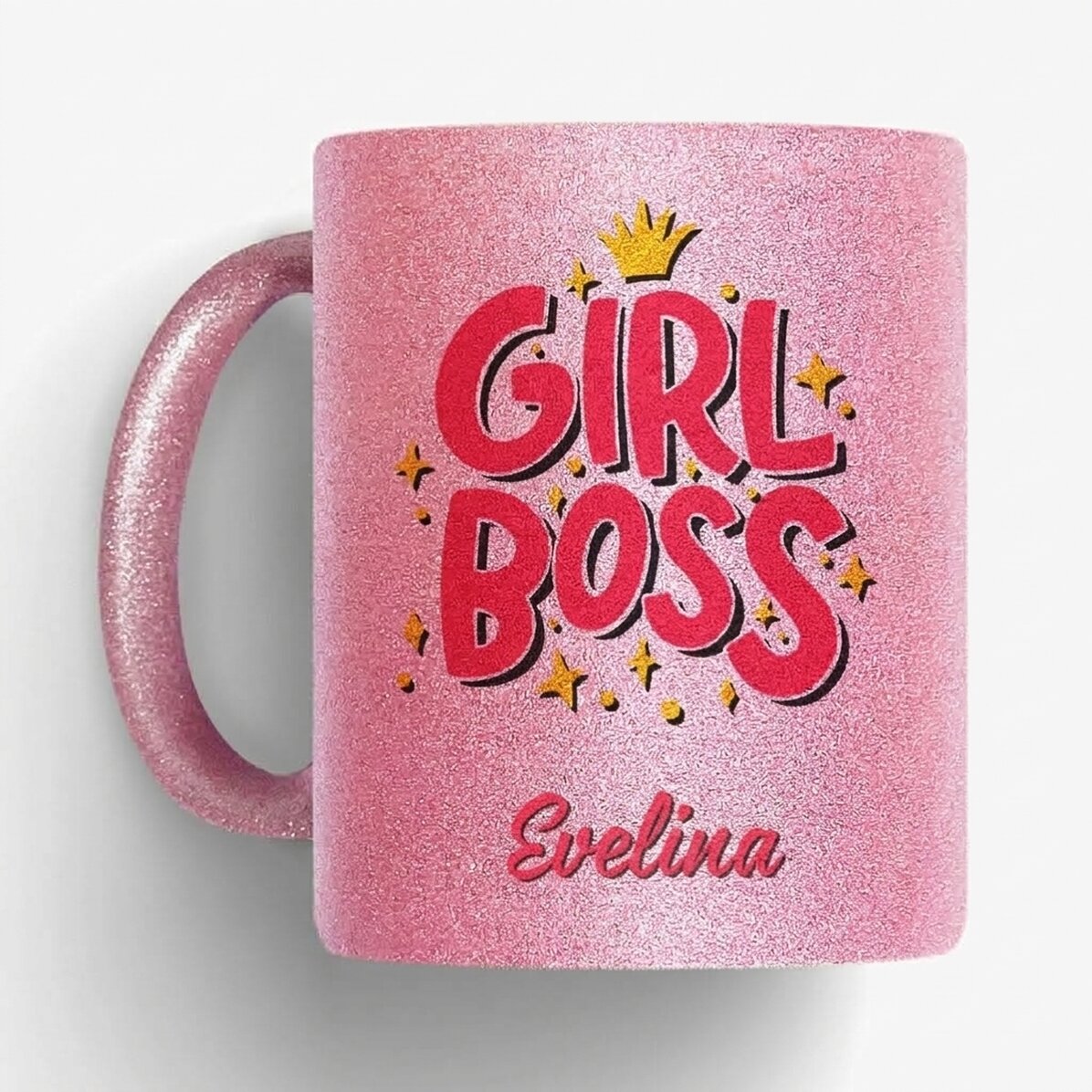 Personalisierte Tasse mit Aufdruck – Girl Boss