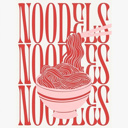 Poster „Noodles Lover“