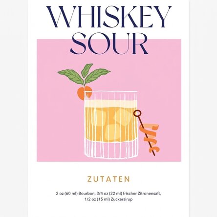 Poster „Whiskey Sour“