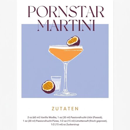 Poster „Pornstar Martini“