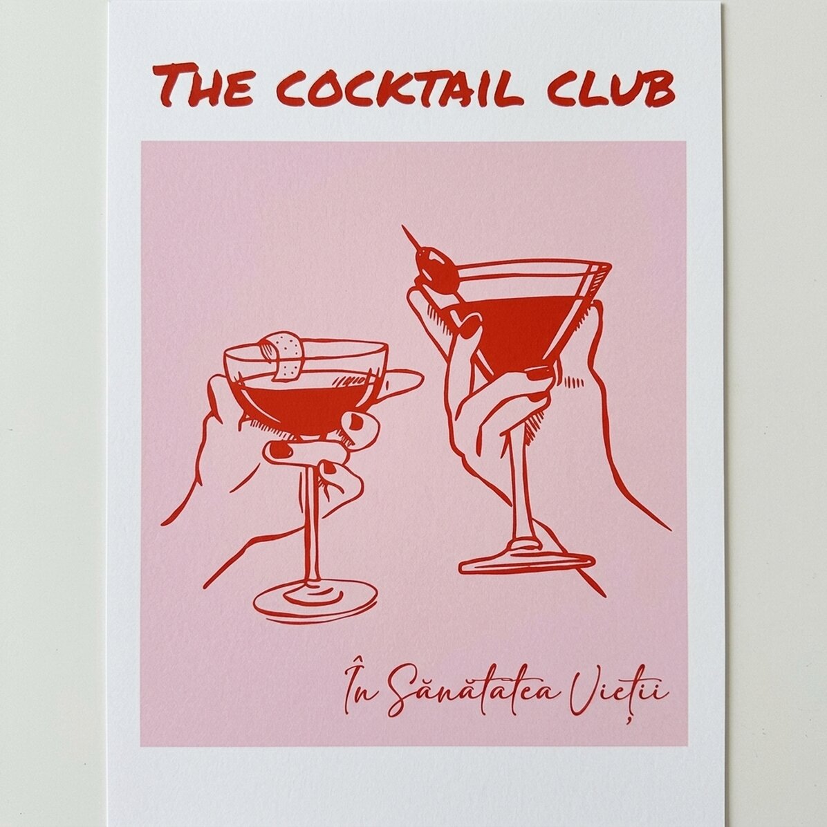Poster „The Cocktail Club“