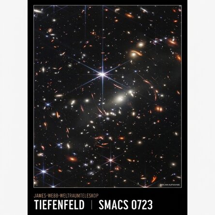 Poster „Entfernte Galaxien“
