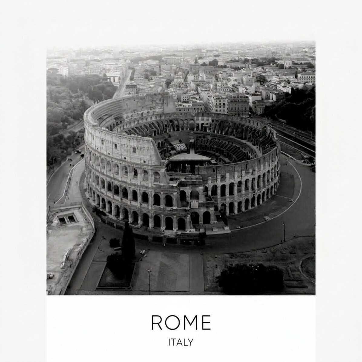 Poster: Das Kolosseum in Rom, Italien