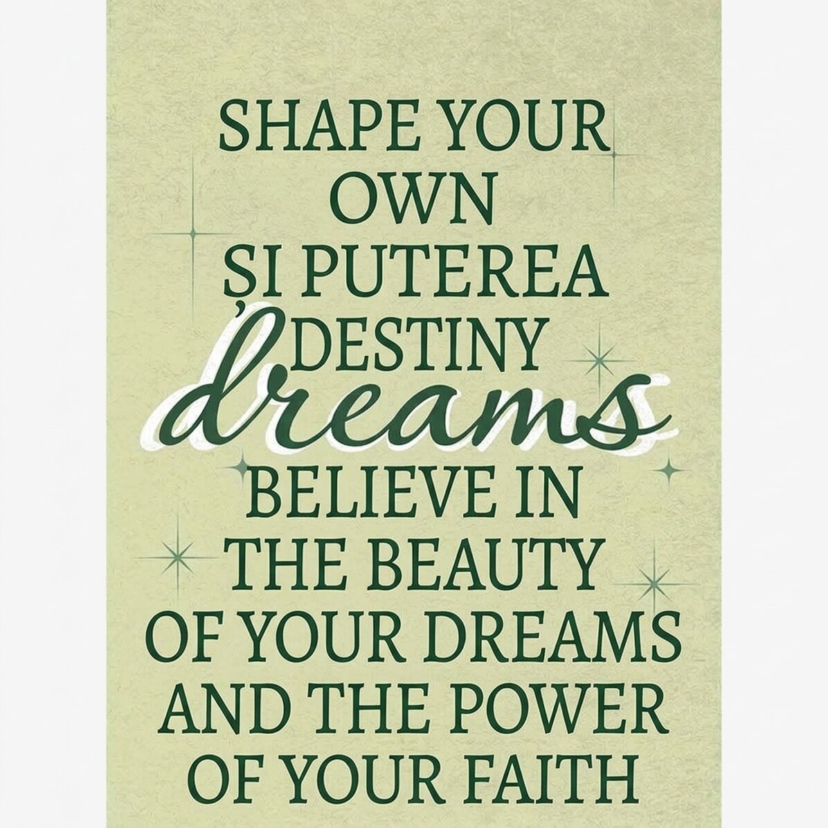 Poster „Faith“
