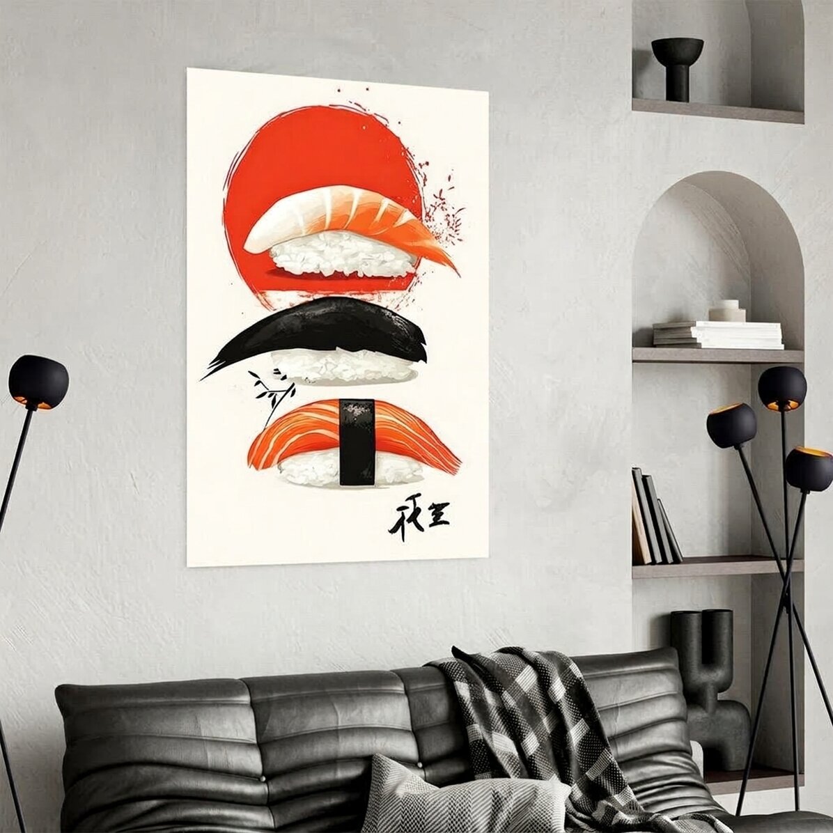 Poster „Sushi-Kunst“