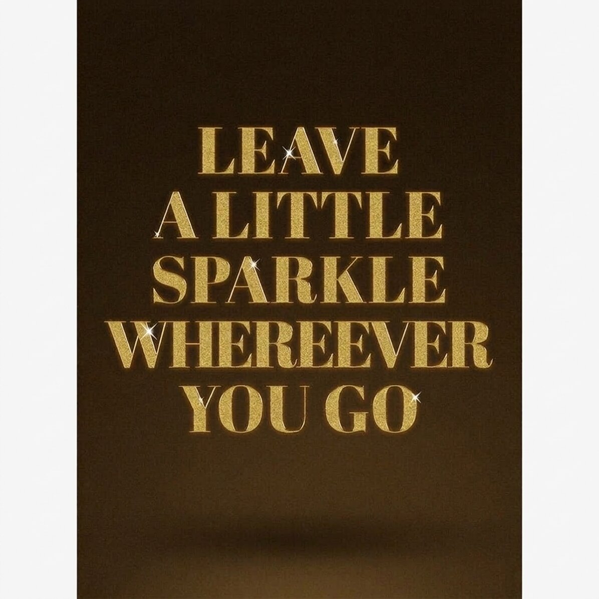Poster „Leave a spark“